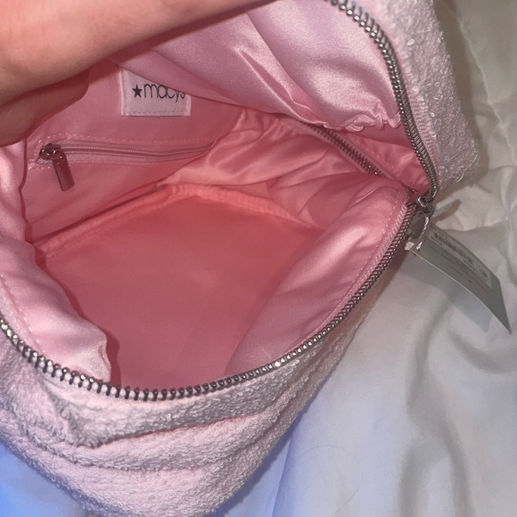 COPY NWT MACYS 💗 terry train case link bath/makeup accessory interior pockets - Picture 6 of 14
